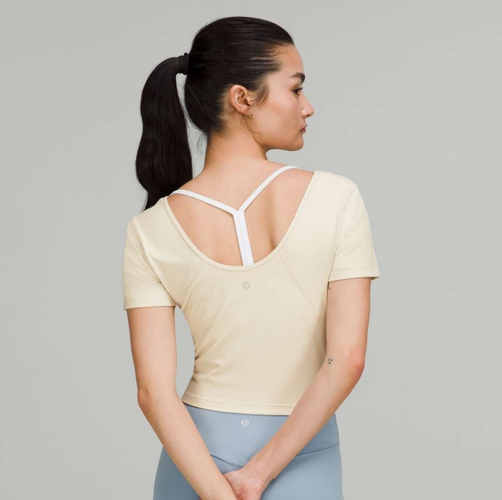 NWT Lululemon NULU Align T-Shirt *White Opal - Picture 2 of 7